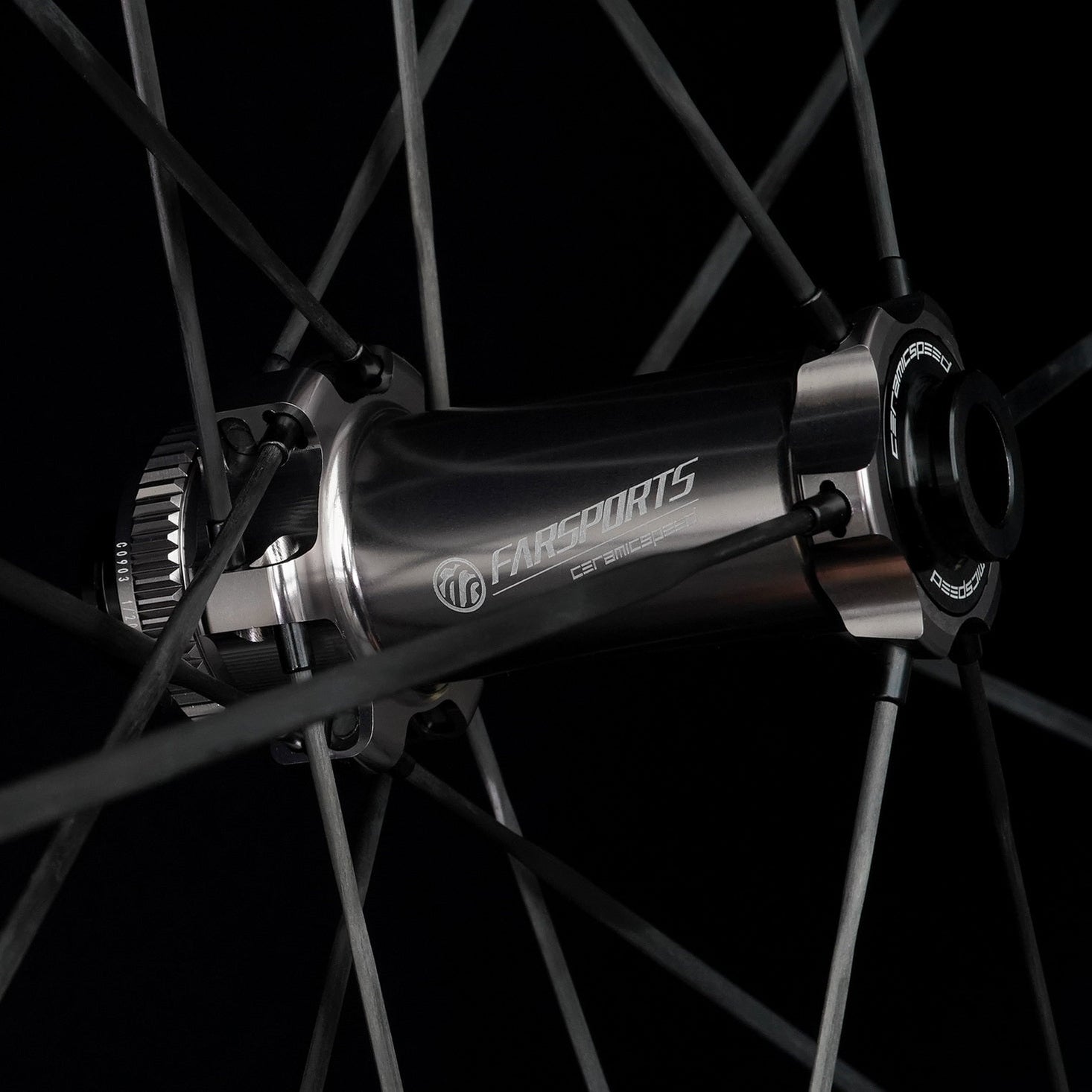 Farsports hub system close-up